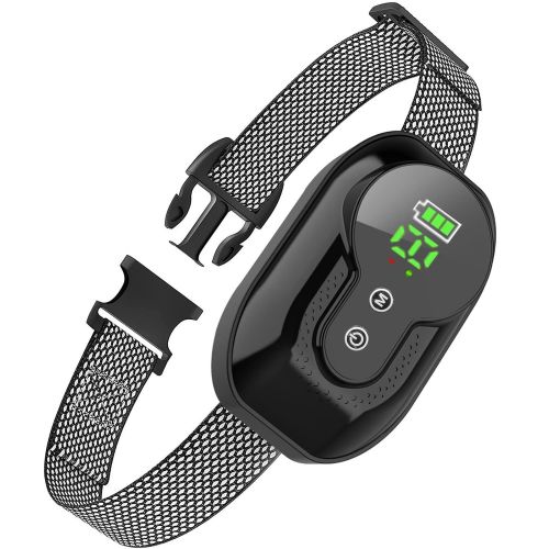 Dog Bark Collar Anti Barking Electric Training Collar Rechargeable Smart Anti-Bark Collar with Beep Vibration Shock Function 5 Intensity Levels Dog Bark Collar Anti Barking Electric Training Collar Rechargeable Smart Anti-Bark Collar with Beep Vibration Shock Function 5 Intensity Levels