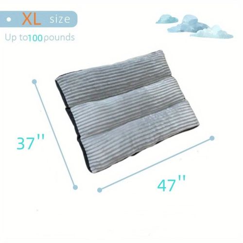 Up to 100 lbs Dog Mat Sleeping Dog Mattress Floor Mat Removable And Washable Dog Kennel Large Dog Kennel Pet Pad Dog Mat Soft Comfortable Bed